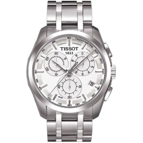 Tissot Couturier Quartz Chronograph Silver / Bracelet